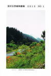 栄村自然植物園報2013 NO.1の表紙画像