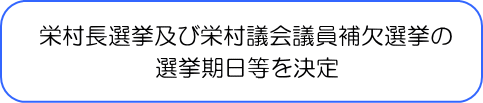 栄村長選挙及び栄村議会議員補欠選挙の選挙期日等を決定