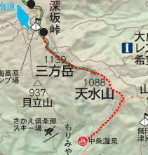 栄村・村民トレッキングツアーのコース