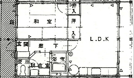 志久見団地間取り