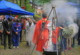 苗場山神社で山開き神事が行われました。