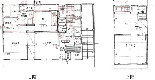 小赤沢団地間取り図