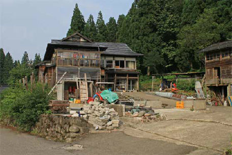 野田沢集落（平成23年8月17日）