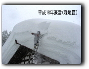 平成18年豪雪の様子